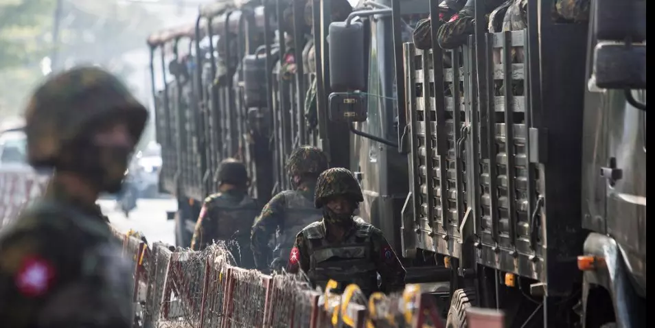 Fighting in Myanmar kills at least 15 after uprising call