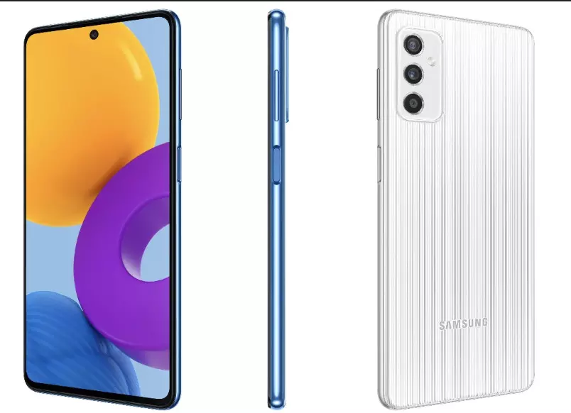 Samsung Galaxy M52 5Gs Leaked Renders Show Pinstripe-Style Back Panel, Tipped to Get 120Hz Display