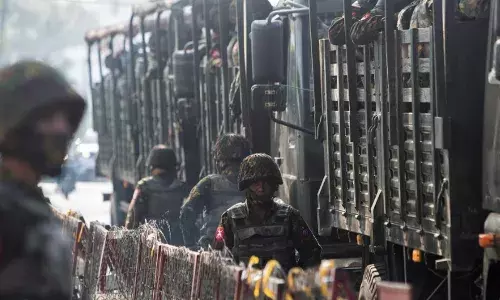 Fighting in Myanmar kills at least 15 after uprising call